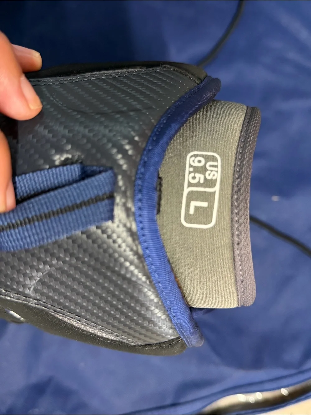 Vans Men's Gray and Blue Snowboard Boots